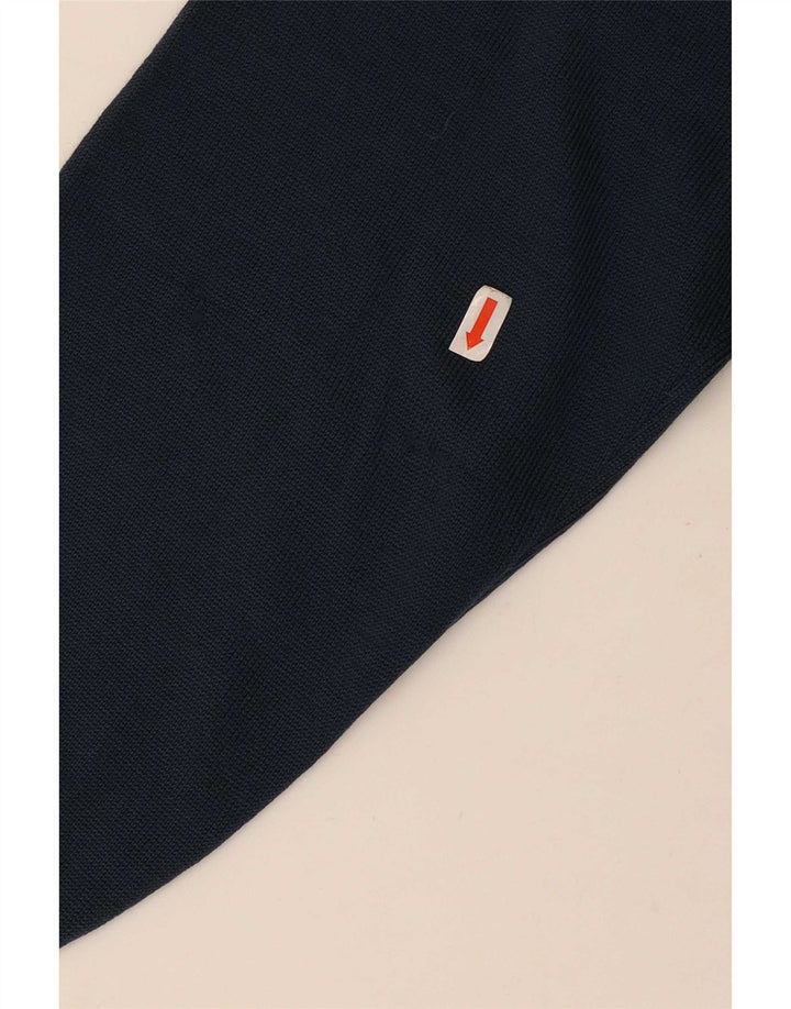 Pulover vintage pentru bărbați cu gât roșu IT 52 mare, gri, bloc de culoare