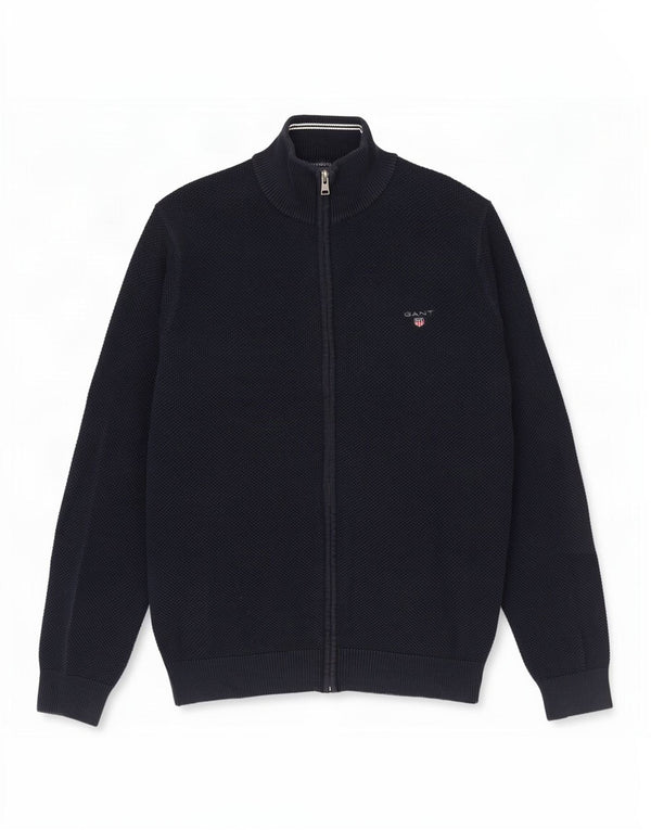 Pulover cardigan pentru bărbați Gant, mare, bleumarin, bumbac