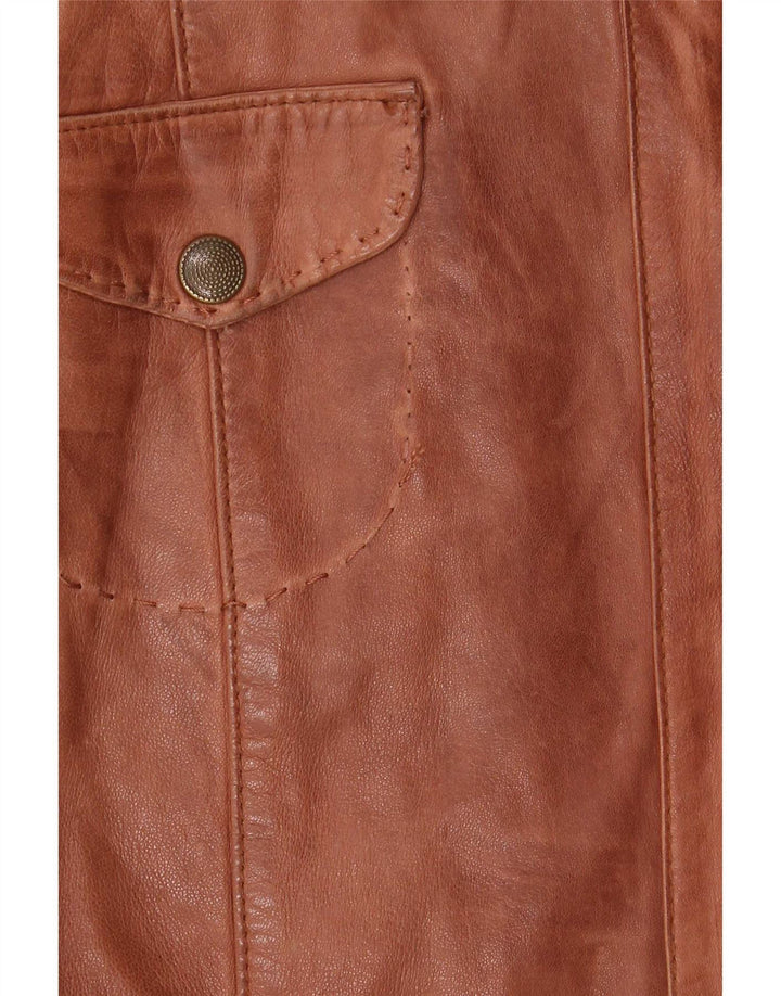 Jachetă de piele pentru bărbați Conbipel IT 50 Large Brown