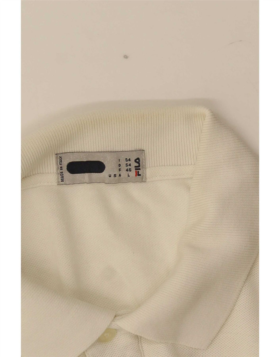 Tricou polo Fila pentru bărbați, mare, alb