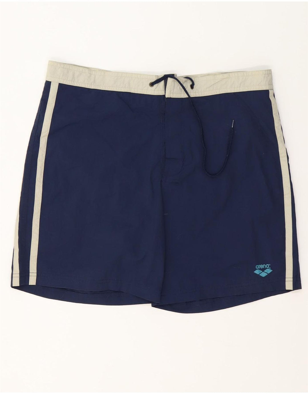 Pantaloni scurți de înot Arena pentru bărbați, mari, bleumarin, poliester color bloc