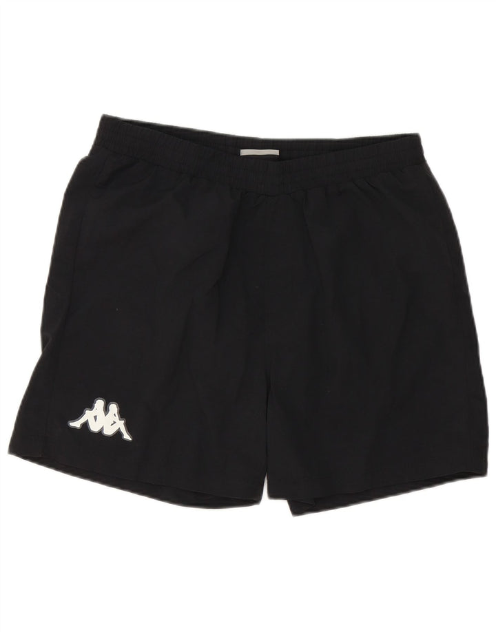 Pantaloni scurți de înot KAPPA pentru bărbați, poliester mediu negru