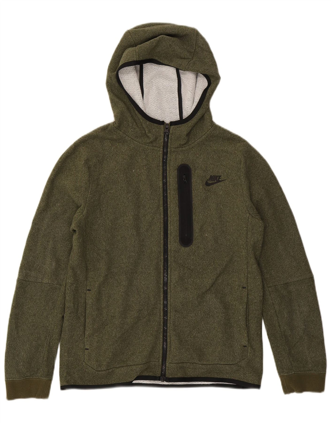 Pulover Nike pentru băieți, cu fermoar, 13-14 ani XL Kaki Poliester