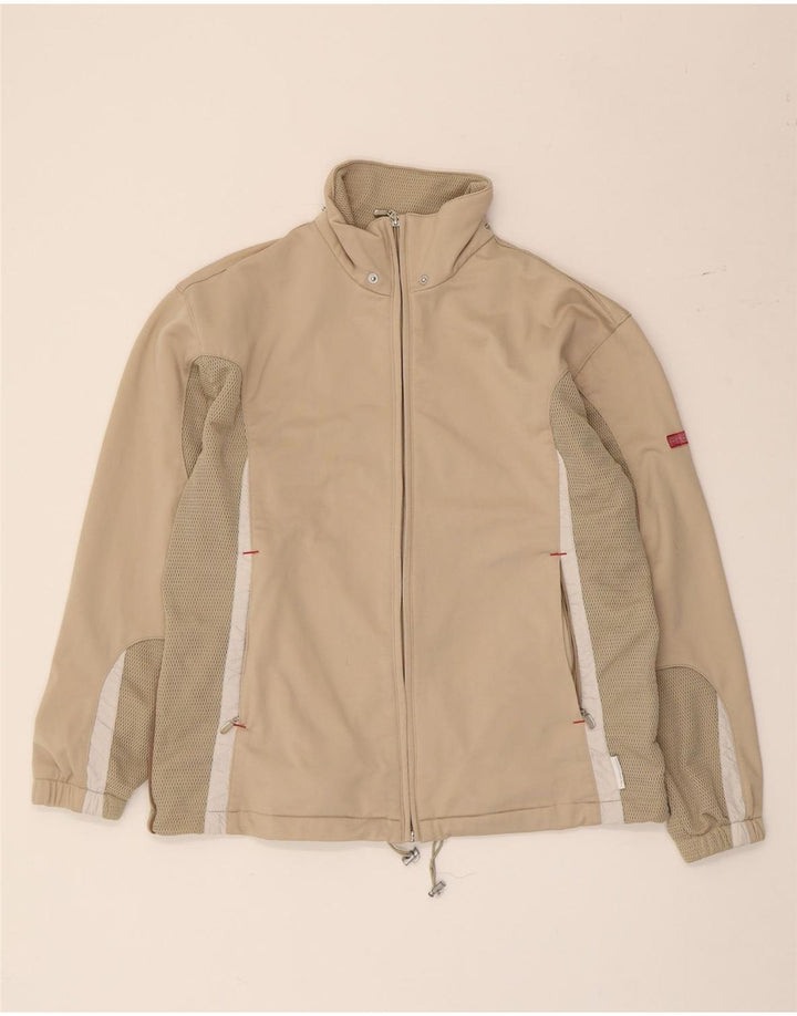 Jachetă de trening supradimensionată pentru femei Diadora UK 10 Small Beige Colorblock
