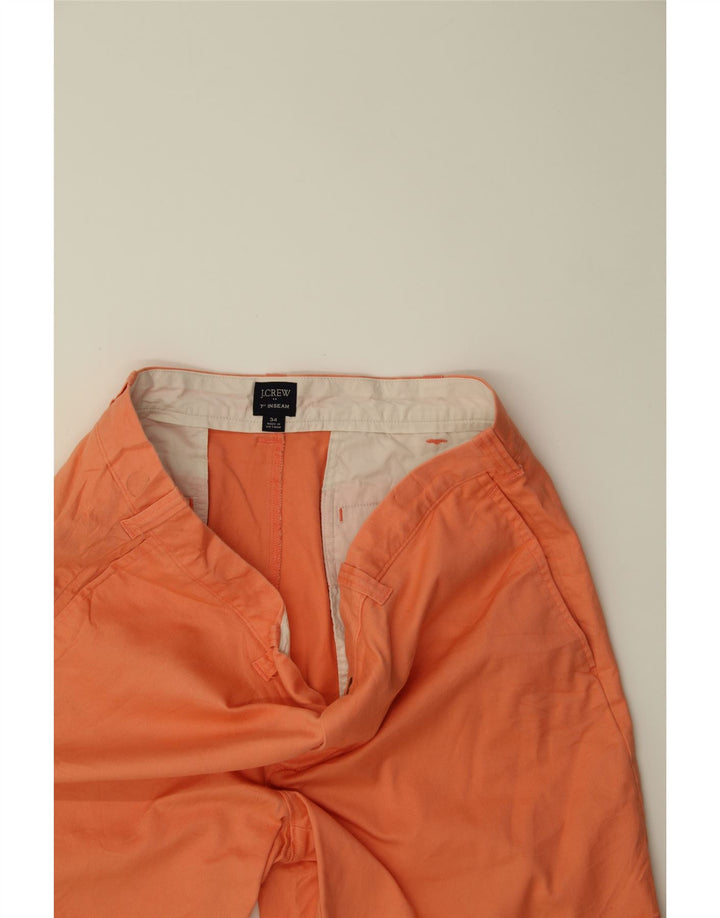 J. CREW Womens Chino Shorts W34 Large Orange Cotton Vintage J. Crew and Second-Hand J. Crew from Messina Hembry 