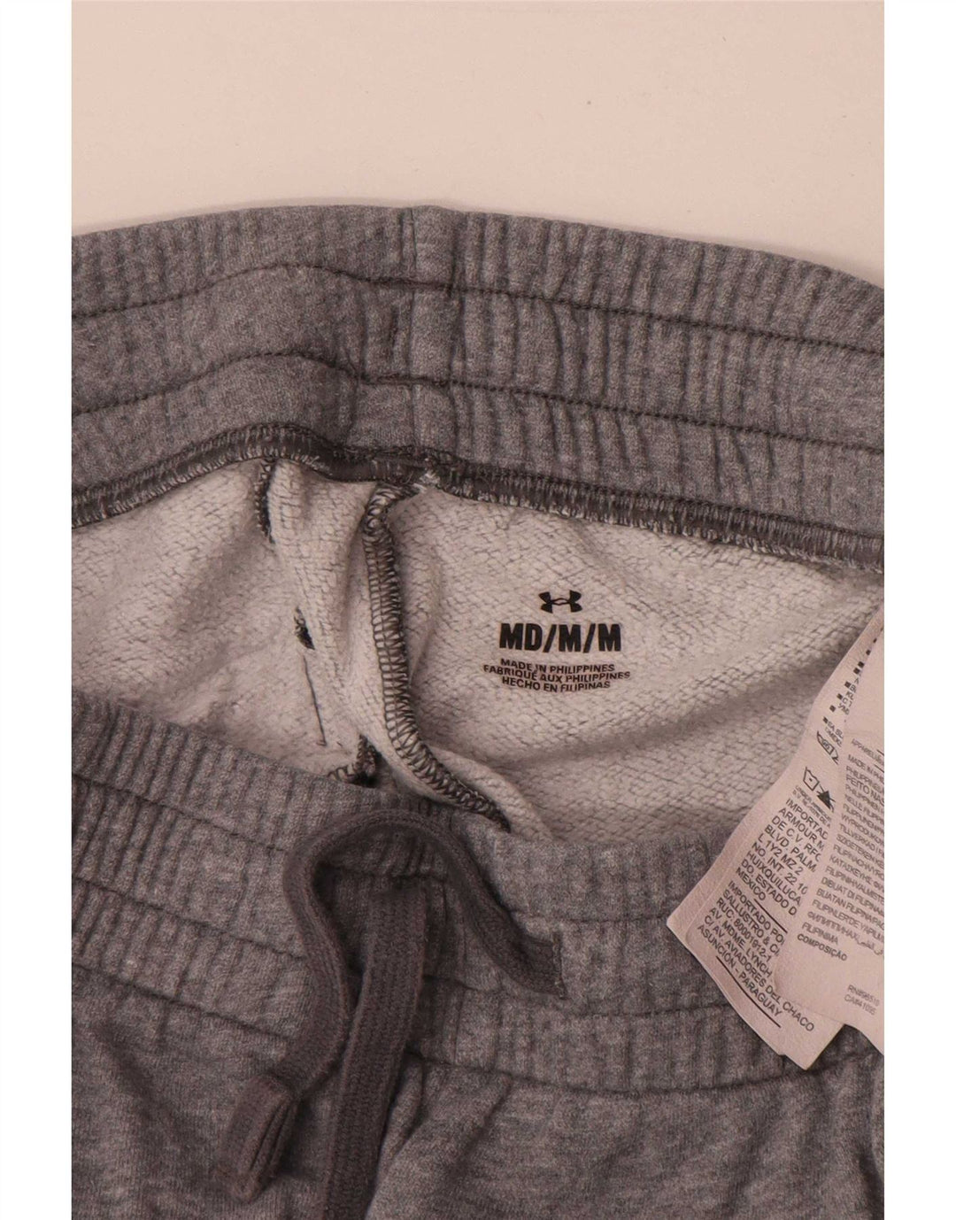 Pantaloni de trening pentru bărbați Under Armour Pantaloni de jogging, bumbac cu pete gri mediu