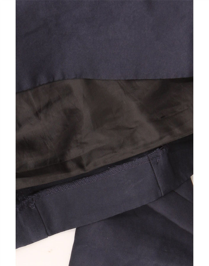 Pardesiu pentru femei Zara UK 14 Medium Bleumarin Bumbac