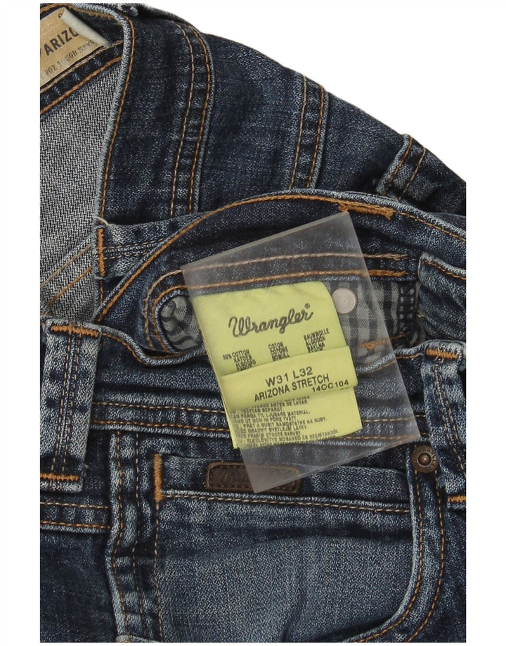 Blugi drepti elastici Wrangler pentru bărbați Arizona W31 L32 bumbac bleumarin