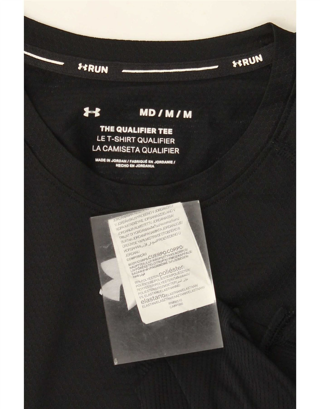 Tricou pentru bărbați Under Armour Top Mediu Poliester Negru