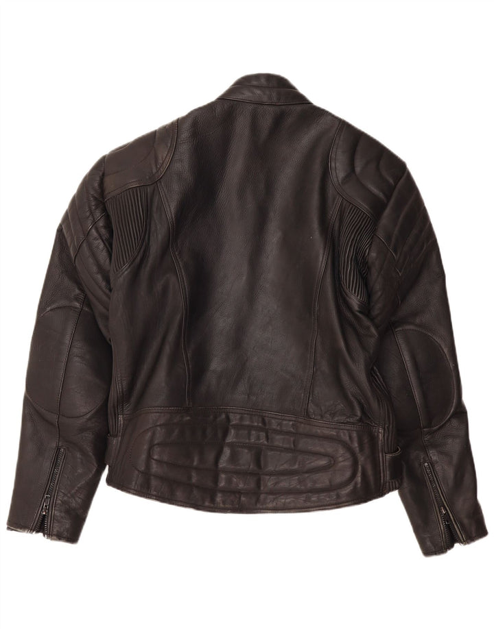 Jachetă de curse din piele pentru bărbați Modeka IT 56 2XL neagră pentru motocicletă