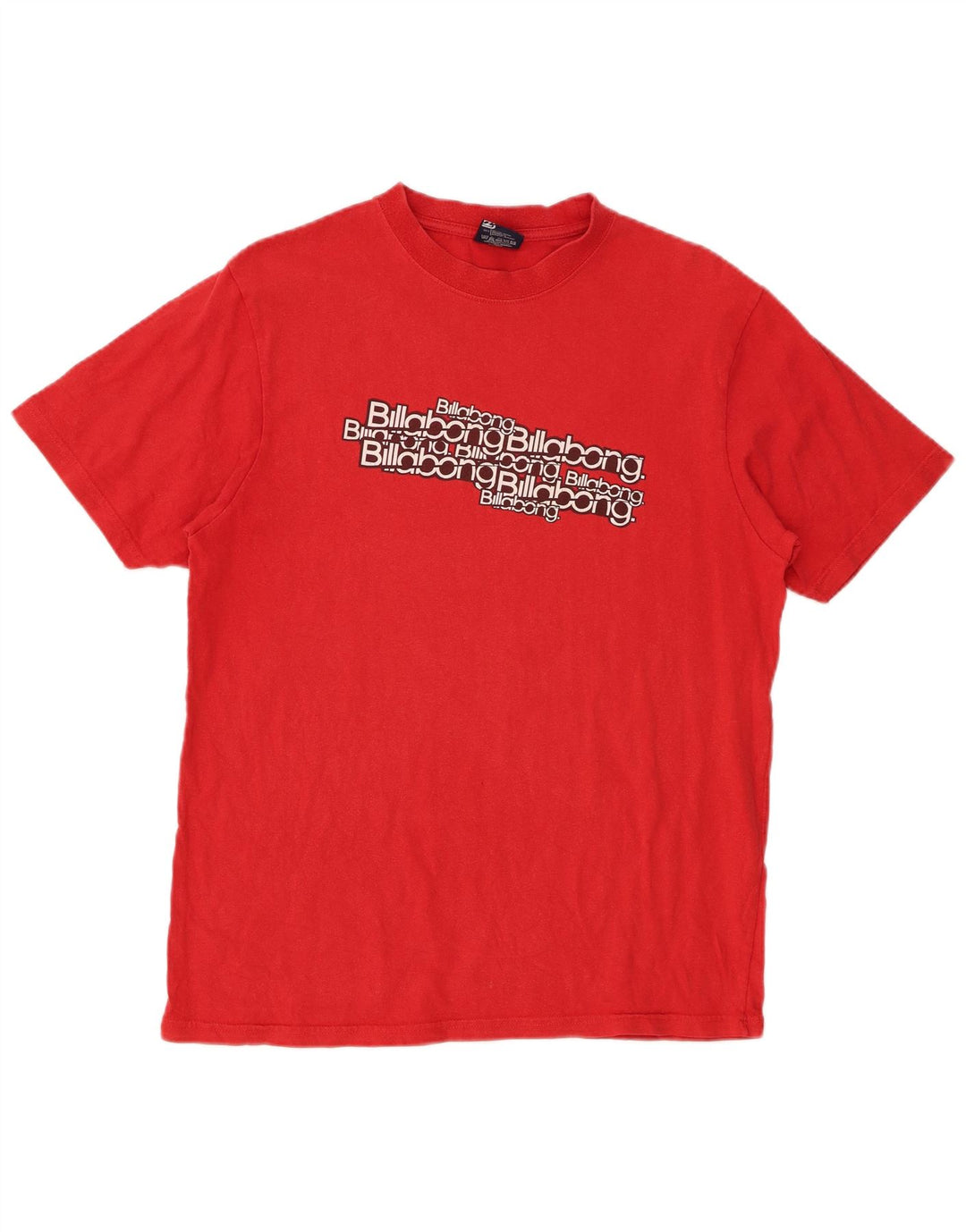 Tricou grafic BILLABONG pentru bărbați Top din bumbac roșu mediu