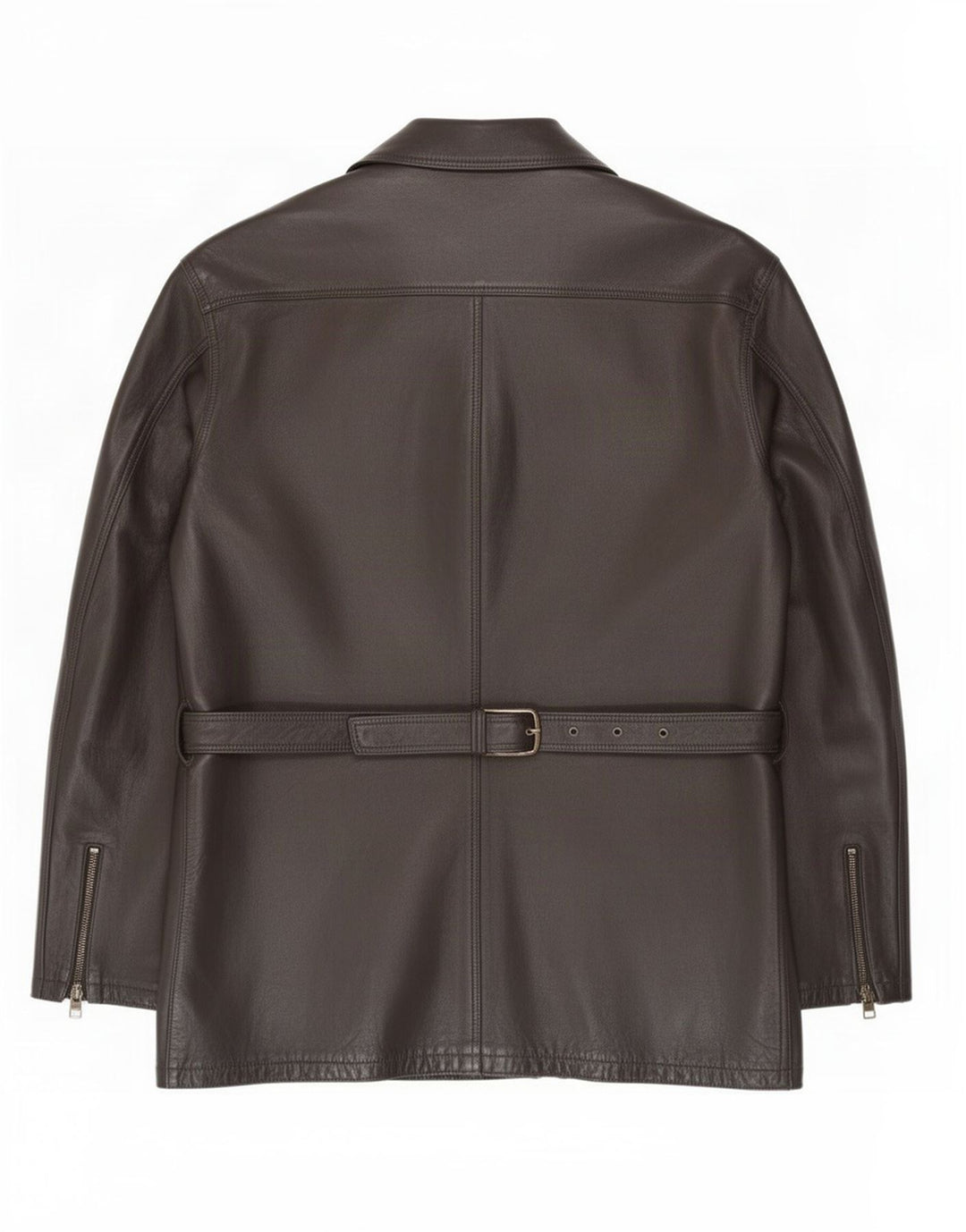 Jachetă de piele vintage pentru bărbați UK 42 XL neagră