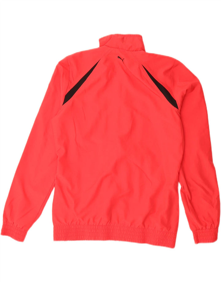 Jachetă de trening cu grafic Puma pentru băieți, 15-16 ani, roșu colorblock