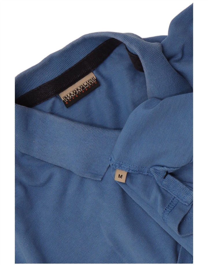 Tricou polo Napapijri pentru bărbați, albastru mediu