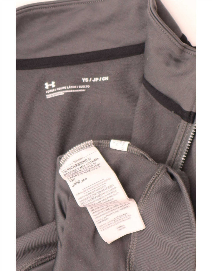 Jachetă de trening pentru băieți Under Armour 7-8 ani, gri mic, color block
