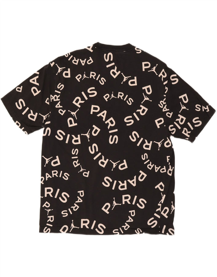 JORDAN Tricou grafic Paris Saint-Germain pentru bărbați Top mare negru