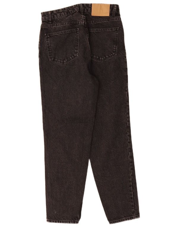 Blugi conici pentru femei Zara EU 36 XS W26 L27 bumbac negru