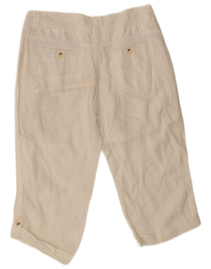 Pantaloni Capri pentru bărbați Fat Face UK 10 Small W32 L23 Alb