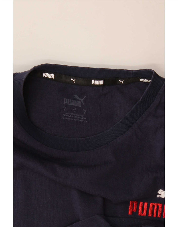 Tricou pentru bărbați Puma Top Small Bleumarin