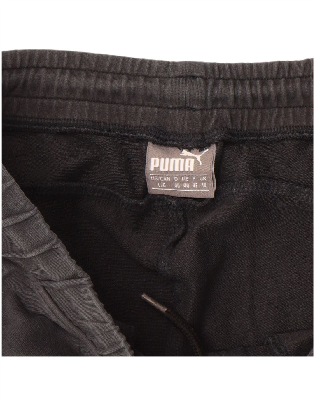 Pantaloni de trening Puma pentru femei Joggeri UK 14 Bumbac mediu negru