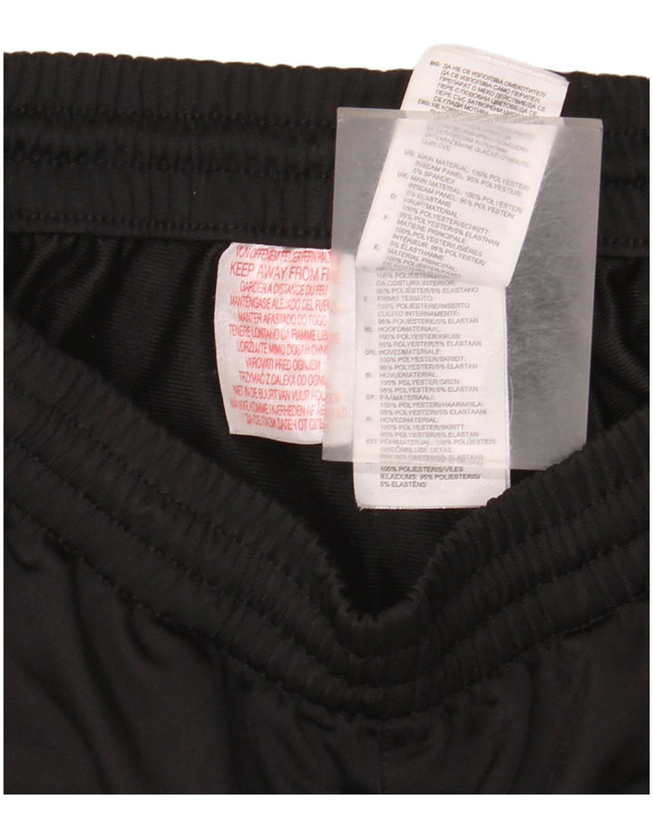 Pantaloni de trening Adidas baieti 11-12 ani poliester negru