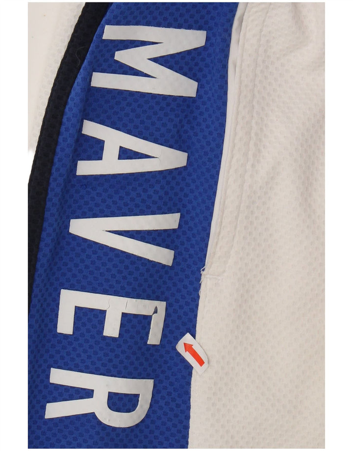 Pantaloni scurți sport NBA Dallas Mavericks pentru băieți 14-15 ani, mari, alb, color block