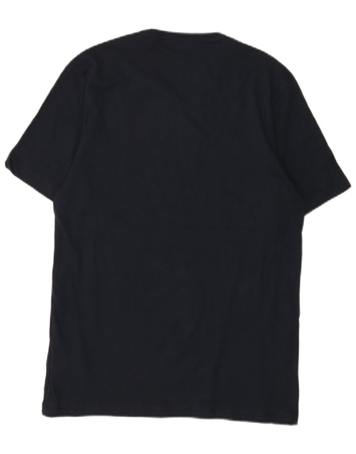 Tricou pentru bărbați Hugo Boss Top mediu din bumbac bleumarin