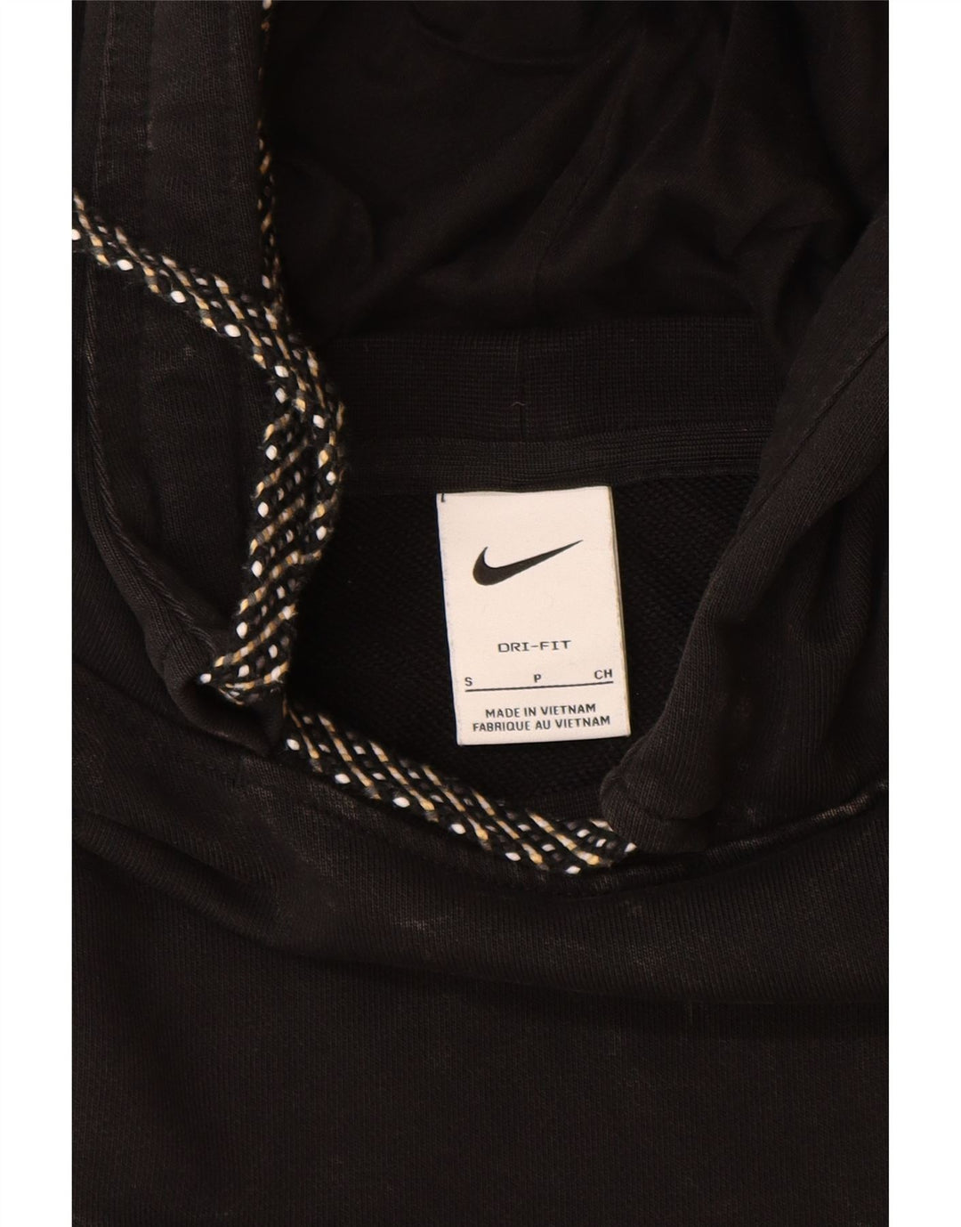 Pulover NIKE Dri Fit Graphic pentru bărbați, bumbac mic, negru