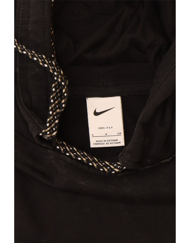 Pulover NIKE Dri Fit Graphic pentru bărbați, bumbac mic, negru