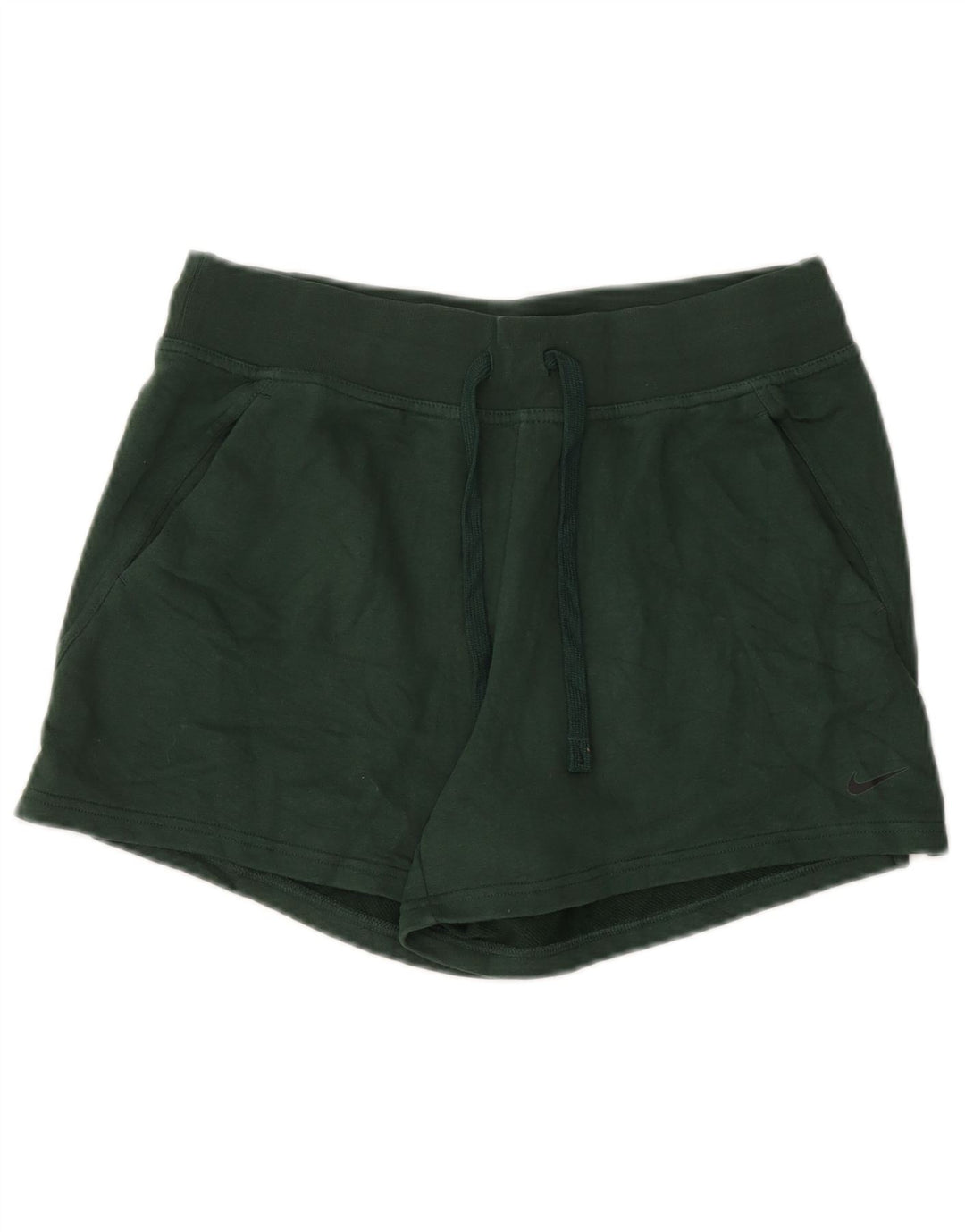 Pantaloni scurti sport NIKE Dri Fit pentru femei UK 14 verde mediu