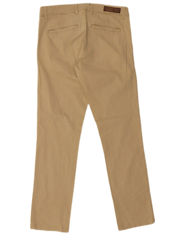 Pantaloni chino slim pentru bărbați Zara EU 40 Mediu L34 L32 Bej