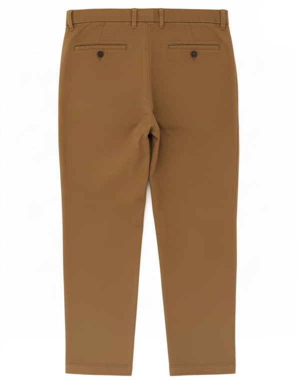 Marks & Spencer Pantaloni chino subțiri pentru bărbați L32 L29 bumbac maro