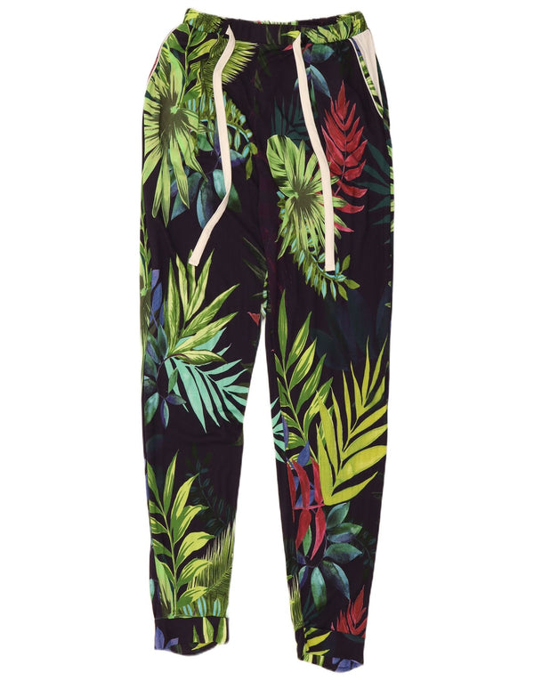 Desigual Pantaloni de trening pentru femei Joggeri UK 8 Mici Multicolori Floral