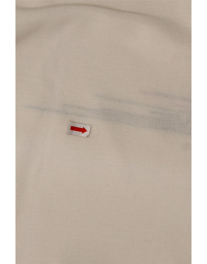 Tricou polo pentru bărbați LACOSTE Mărimea 3 Bumbac alb mic
