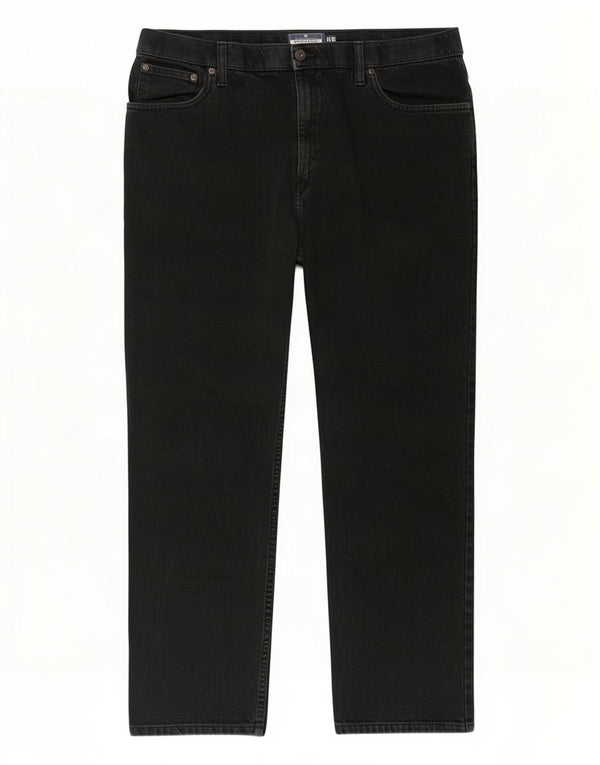 Blugi drepți pentru bărbați Marks & Spencer Blue Harbour W38 L29 bumbac negru