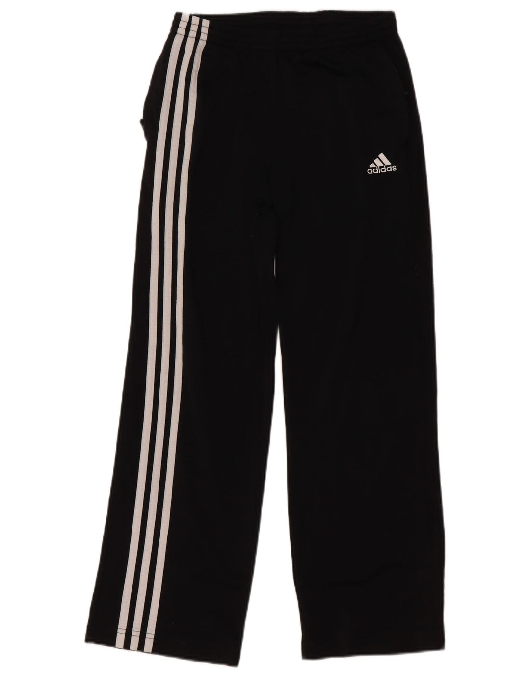 Pantaloni de trening Adidas fete 11-12 ani poliester negru