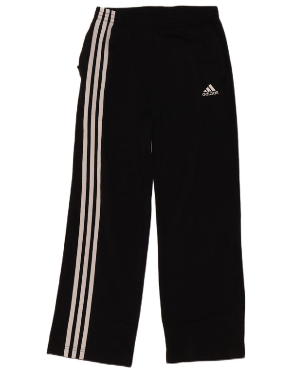 Pantaloni de trening Adidas fete 11-12 ani poliester negru