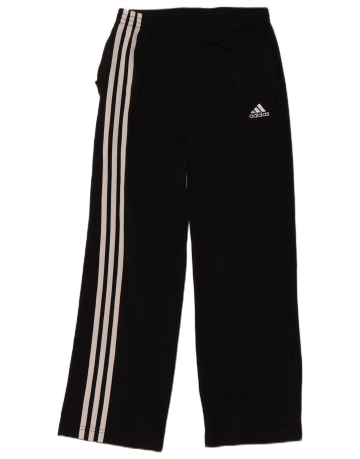 Pantaloni de trening Adidas fete 11-12 ani poliester negru