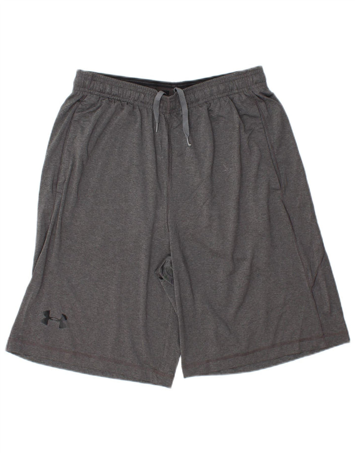 Pantaloni scurți sport pentru bărbați UNDER ARMOUR Heat Gear, gri mediu