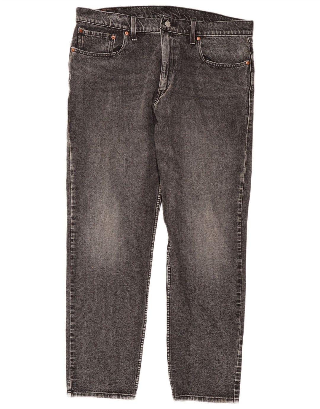 Blugi conici pentru bărbați Levi's 502 W38 L32 bumbac gri