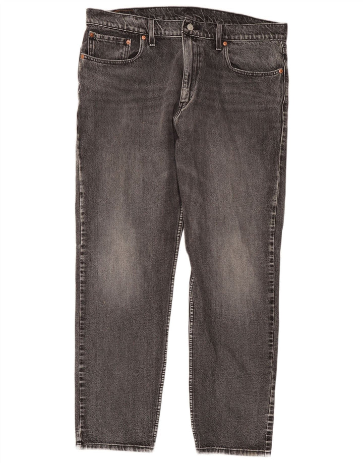 Blugi conici pentru bărbați Levi's 502 W38 L32 bumbac gri