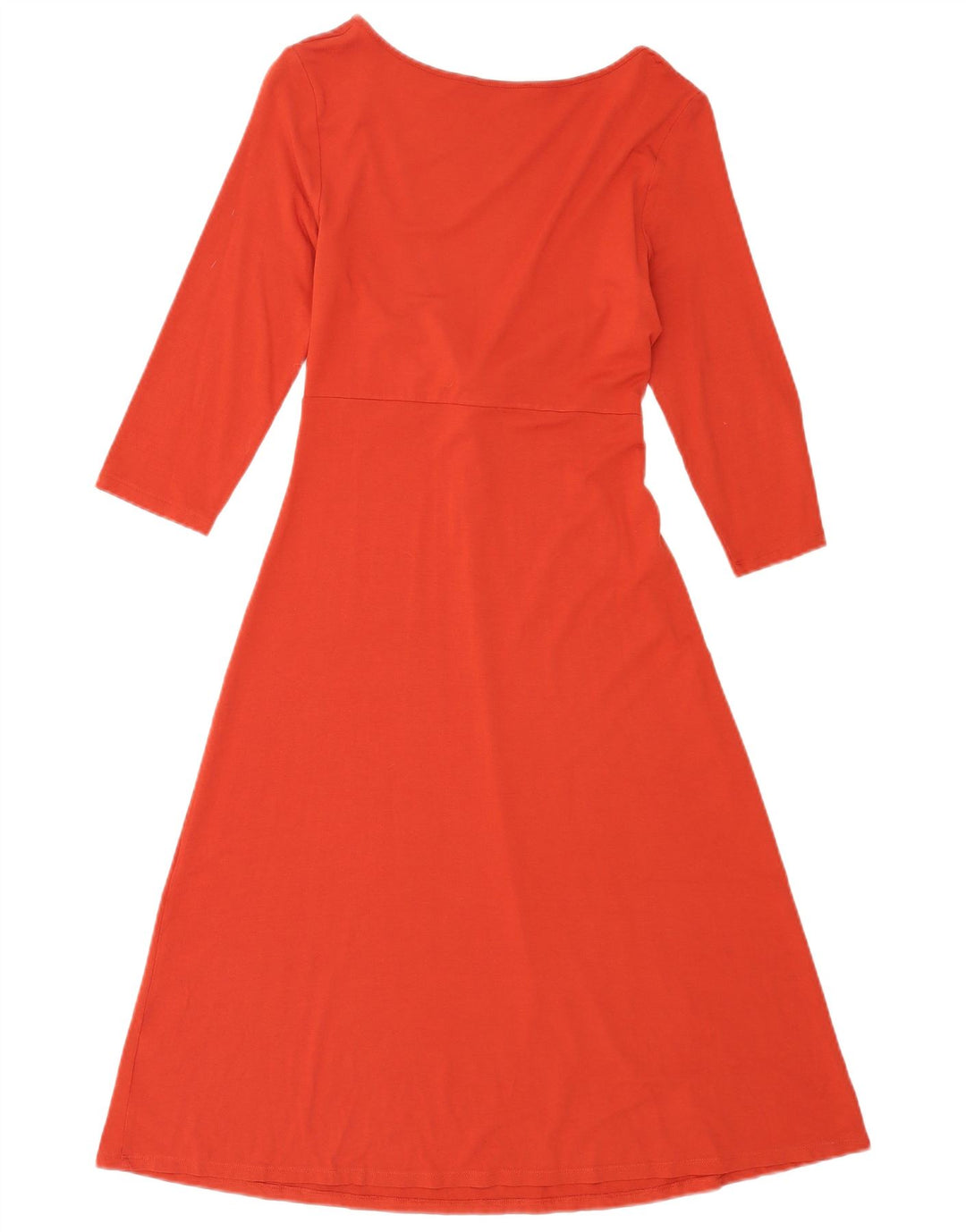 Rochie A-Line pentru femei Marks & Spencer cu mâneci 3/4 UK 10 Poliester roșu mic