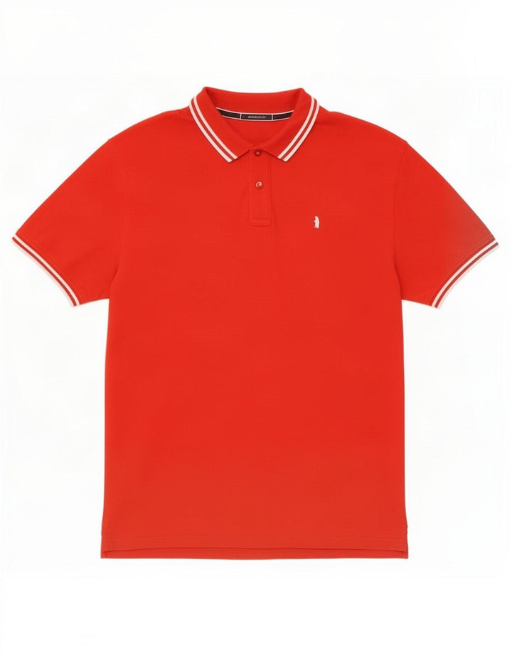 Tricou polo pentru bărbați Refrigue, bumbac roșu XL