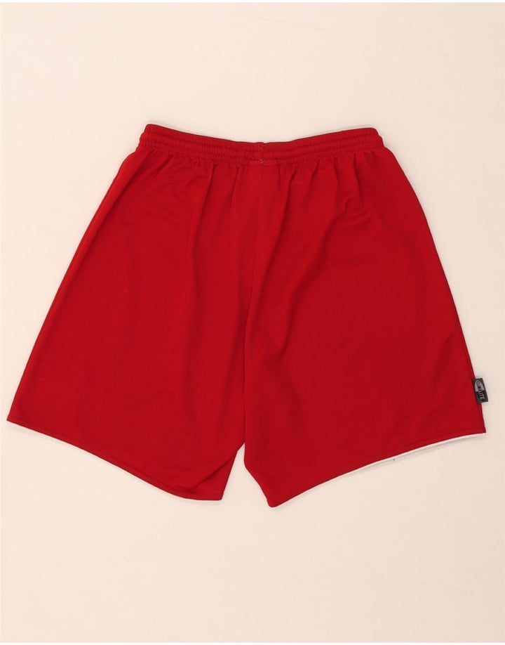 Pantaloni scurți sport pentru bărbați Adidas Climalite, poliester roșu mic
