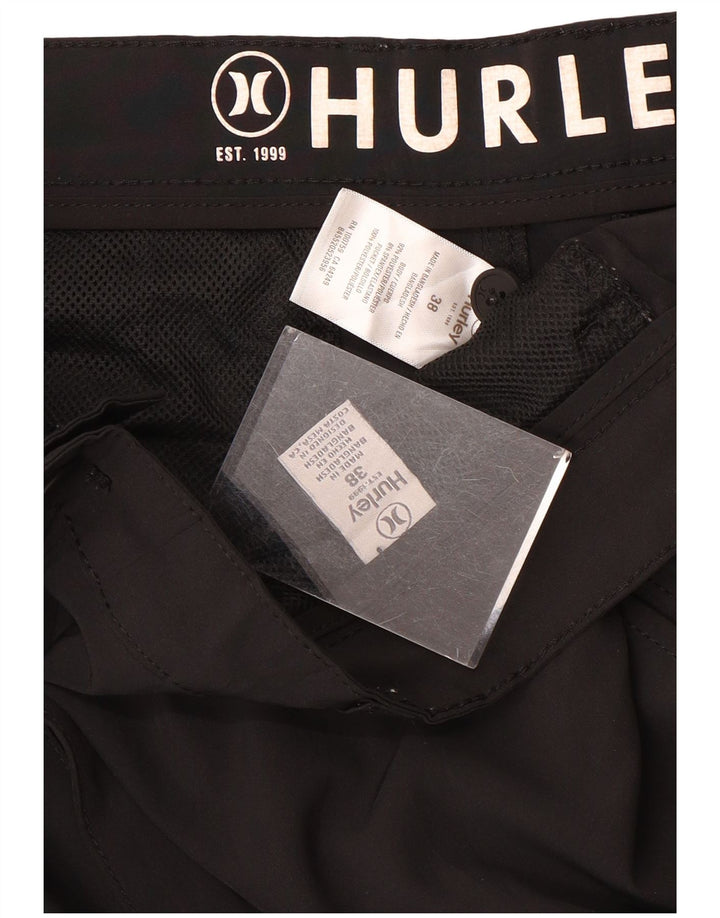 Pantaloni scurți chino pentru bărbați Hurley W38 XL poliester negru