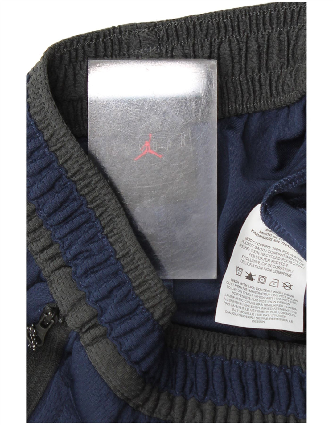 Pantaloni scurți sport Jordan pentru bărbați, Michigan Wolverines, poliester mici, albastru