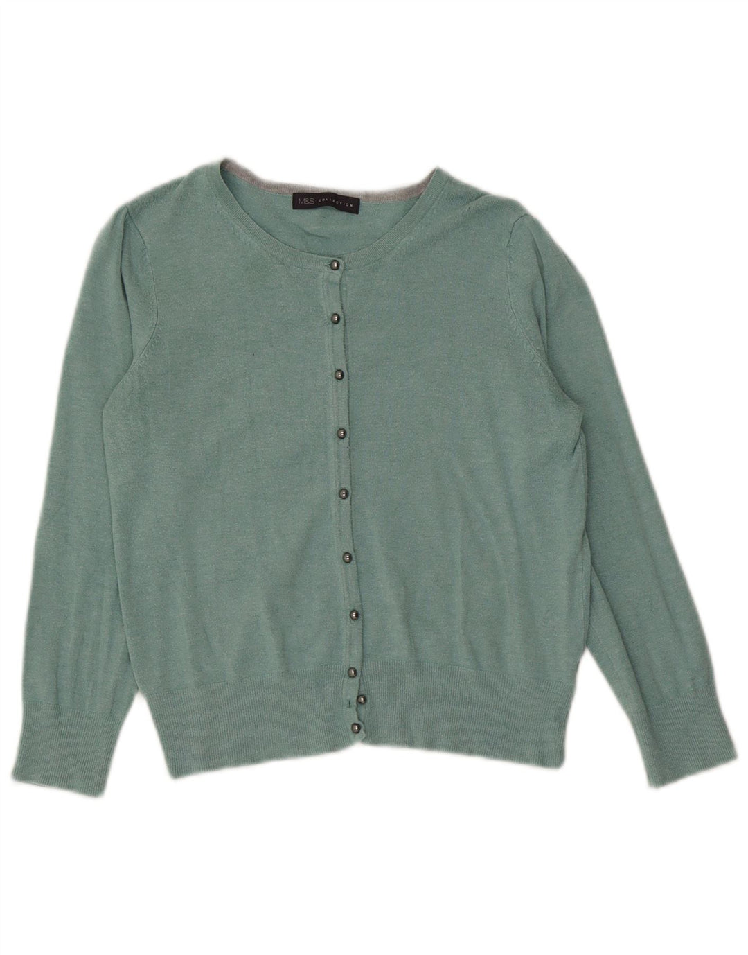 Pulover cardigan pentru femei Marks & Spencer UK 12 Medium Green Viscose