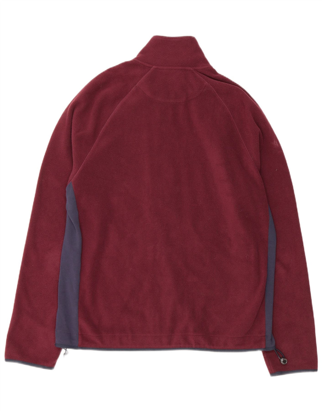 Jachetă fleece pentru bărbați MICHAEL KORS UK 40 mare bordeaux poliester color bloc