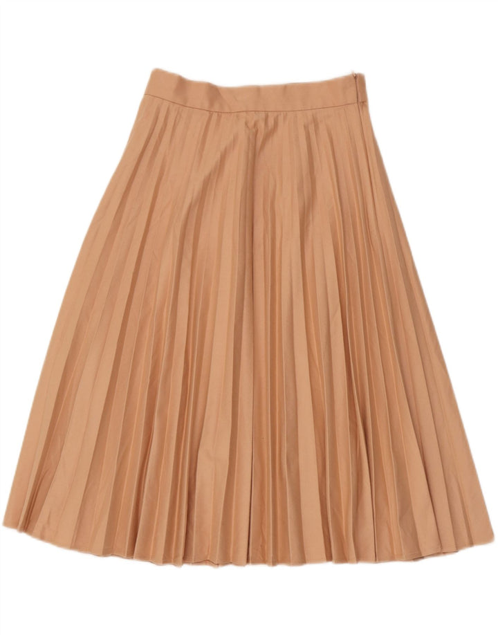 Fusta plisată pentru femei Zara XS W24 Bej