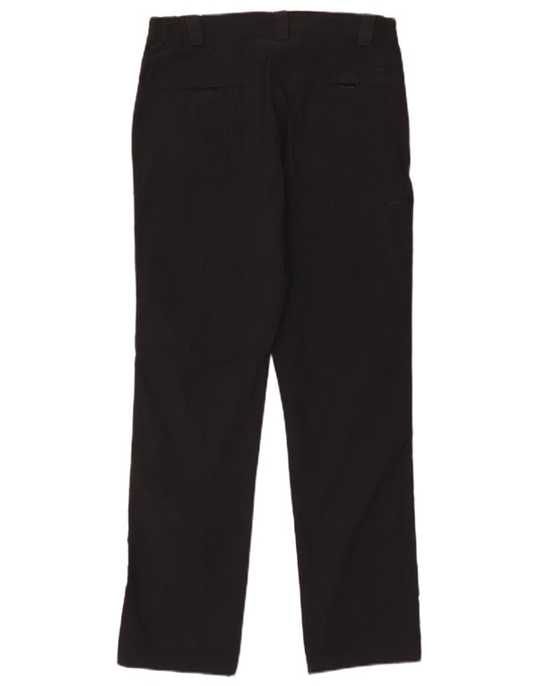 Mountain Warehouse Womens Straight Cargo Trousers UK 10 Small W30 L28 Black